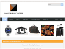 Tablet Screenshot of marketingmotivators.com